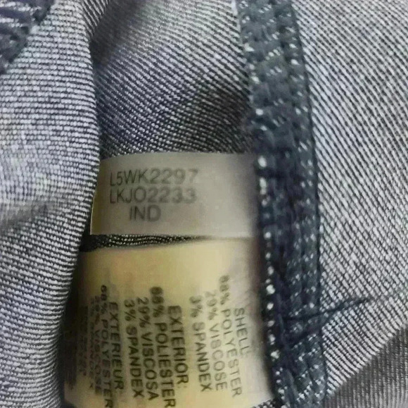 Karl Lagerfeld Dark Denim Pull On Jeggings Ankle Stretch Jeans Pants Size Medium - Picture 4 of 12